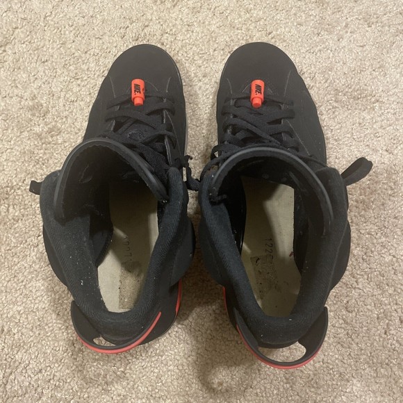 Air Jordan 6 Retro "Black Infrared" (2019) Men's (384664-060) Size 10.5 - Picture 6 of 10